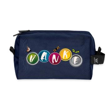 Danke  - Recycelte Kulturtasche - Navy - Vorne