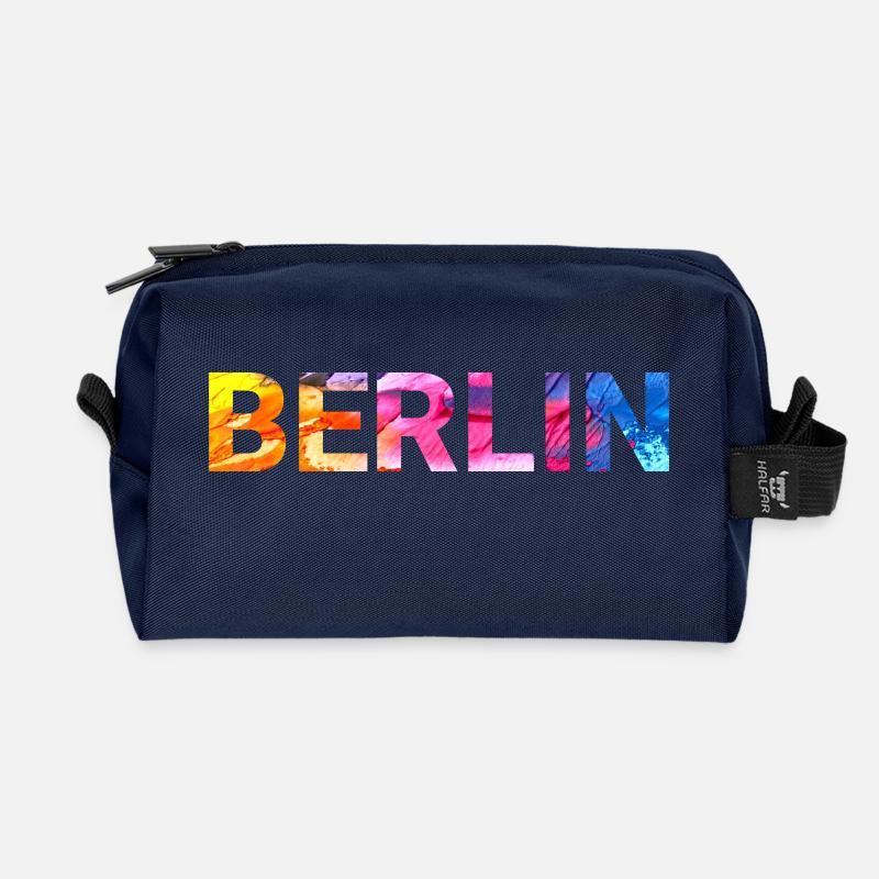 Berlin - Recycelte Kulturtasche - Navy