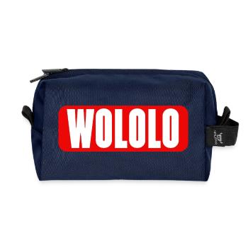 Wololo - 1a - Mobii_3 Edition - Red&White - Recycelte Kulturtasche - Navy - Vorne