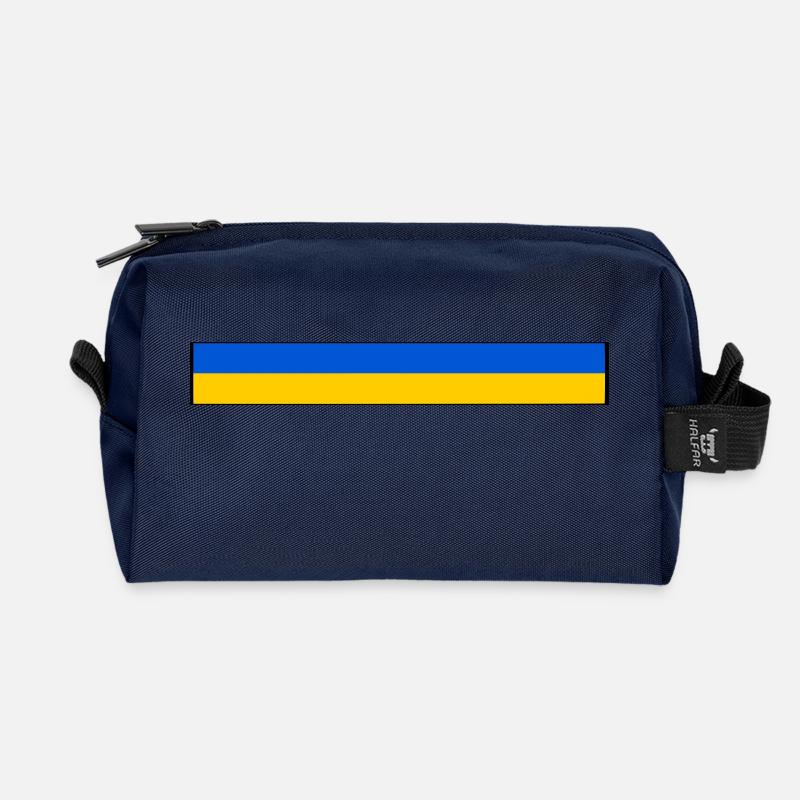 Ukraine - Recycelte Kulturtasche - Navy