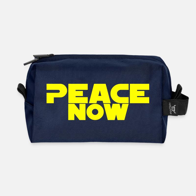 Peace Now - Recycelte Kulturtasche - Navy
