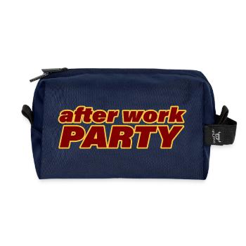 AFTER WORK PARTY - Recycled Toiletry Zip Bag - navy - Front