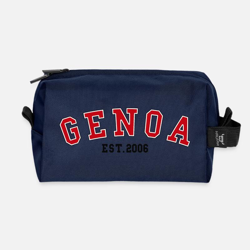 Genoa Est. 2006 - Recycled Toiletry Zip Bag - navy