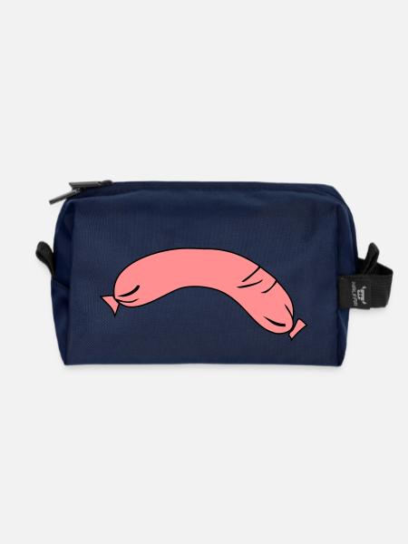 wurst - Recycelte Kulturtasche - Navy