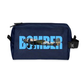 Bomber Bristol Blenheim - Recycelte Kulturtasche - Navy - Vorne