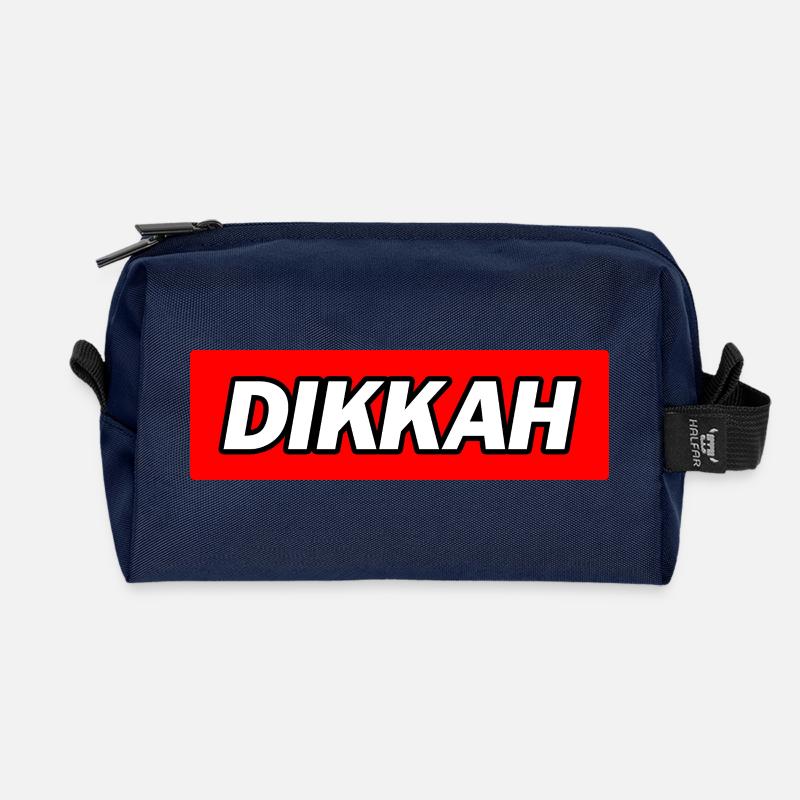  Dikkah - Funny Memes - Recycelte Kulturtasche - Navy