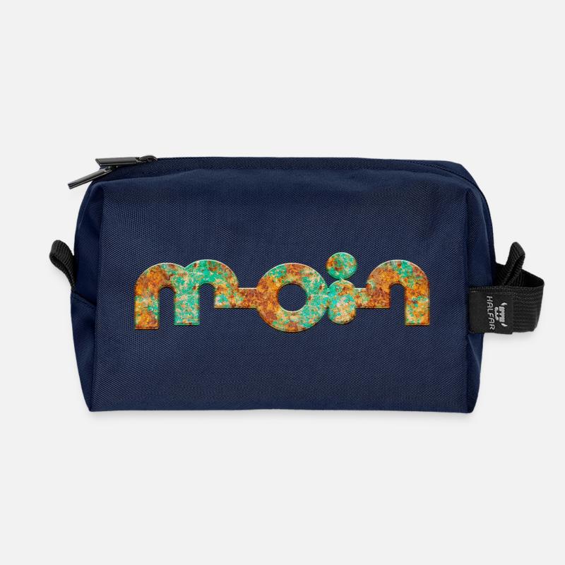 Moin - Recycelte Kulturtasche - Navy