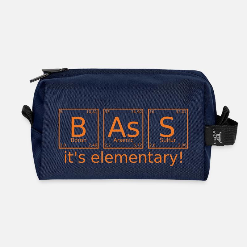 Bass-Elemente - Recycelte Kulturtasche - Navy