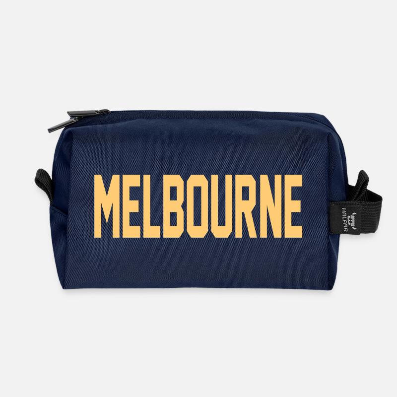 Melbourne - Recycelte Kulturtasche - Navy
