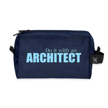 ARCHITECT - Recycelte Kulturtasche - Navy - Vorne