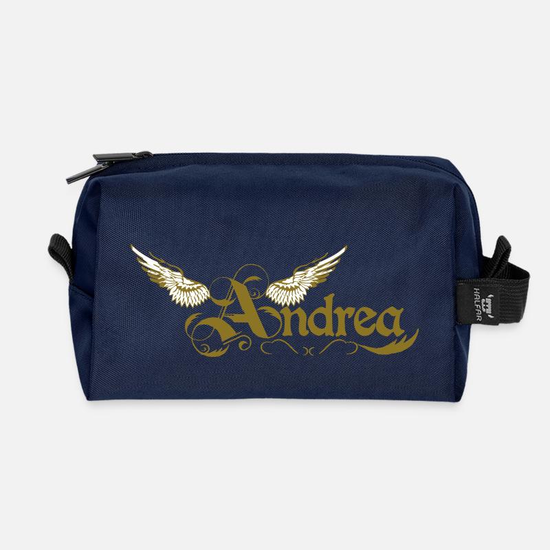 Andrea 2 - Recycelte Kulturtasche - Navy