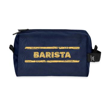 Barista - Trousse de toilette en tissu recyclé - marine - Devant