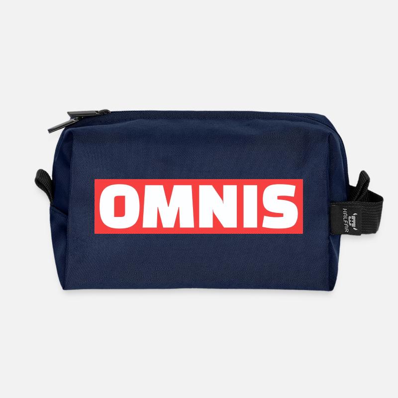 omnis - Recycelte Kulturtasche - Navy