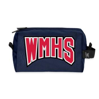 WMHS - Trousse de toilette en tissu recyclé - marine - Devant