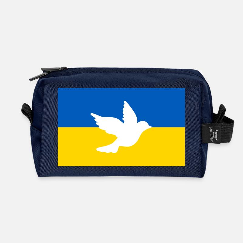 Ukraine - Recycelte Kulturtasche - Navy