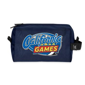CaliGames - Trousse de toilette en tissu recyclé - marine - Devant