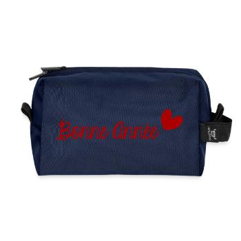 HAPPY NEW YEAR. NEW YEAR'S EVE. NEW YEAR - Recycled Toiletry Zip Bag - navy - Front