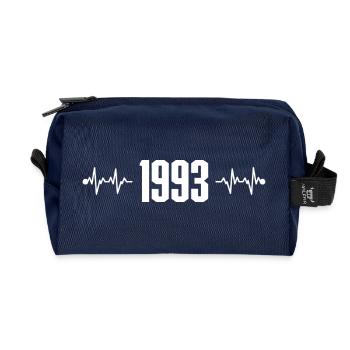Request design details - Recycled Toiletry Zip Bag - navy - Front