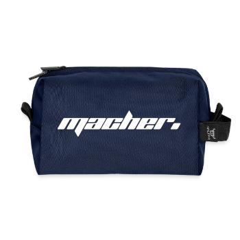Macher - Recycelte Kulturtasche - Navy - Vorne