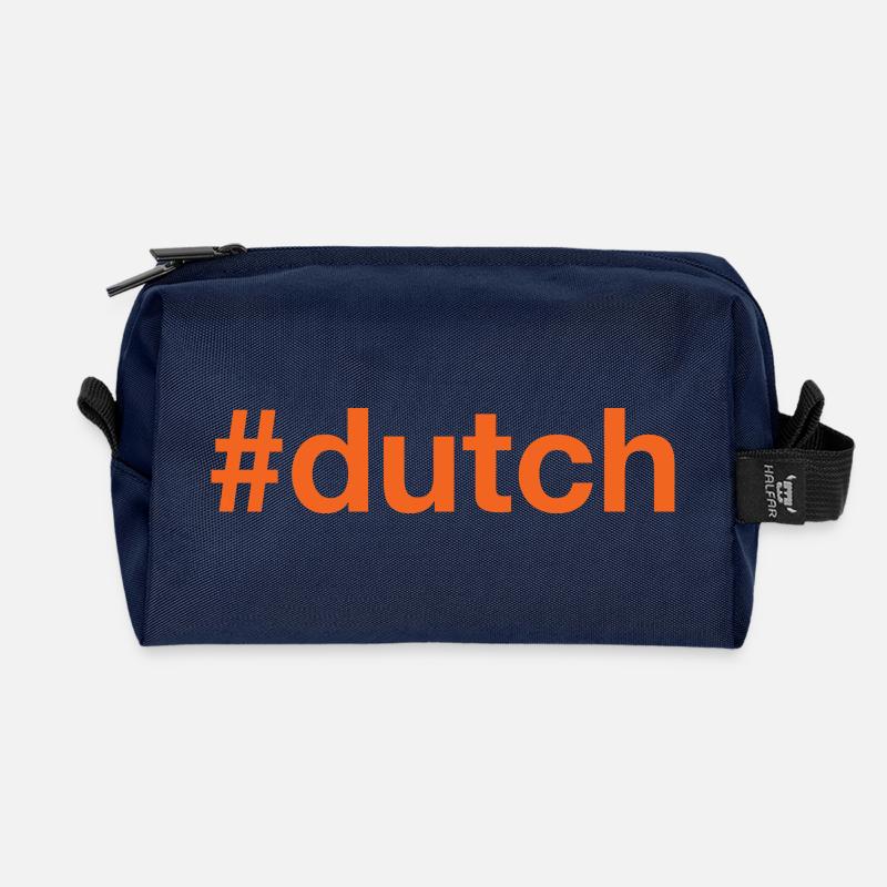 DUTCH Hashtag - Recycelte Kulturtasche - Navy