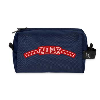 2026 Outline - Recycled Toiletry Zip Bag - navy - Front