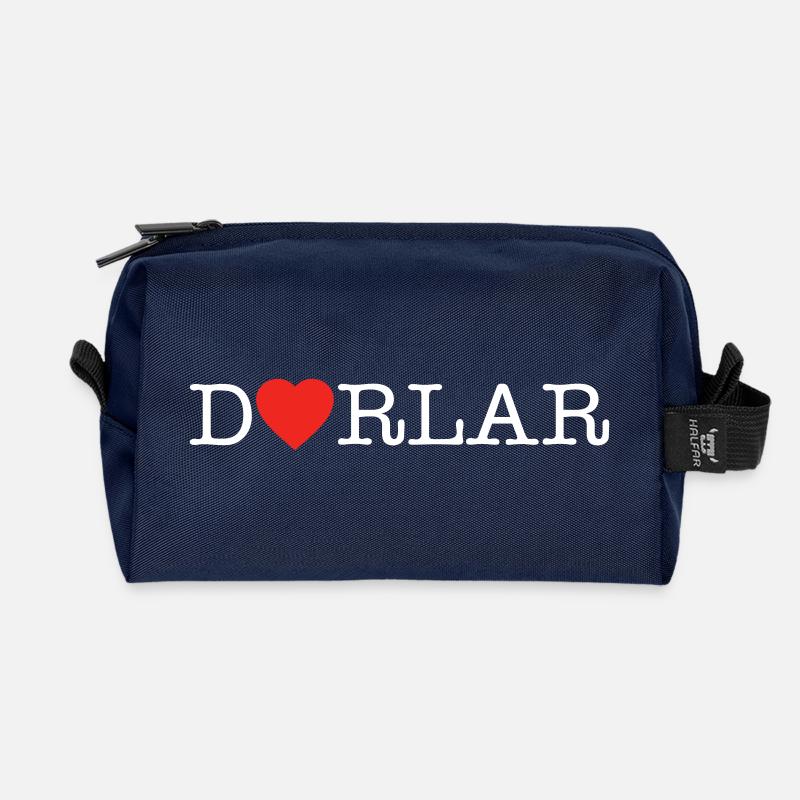 Dorlar - Recycled Toiletry Zip Bag - navy