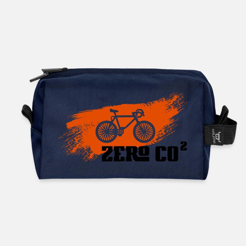 Zero CO2 - Trousse de toilette en tissu recyclé - marine