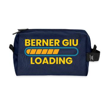 Berner Giu Loading Bern - Recycelte Kulturtasche - Navy - Vorne