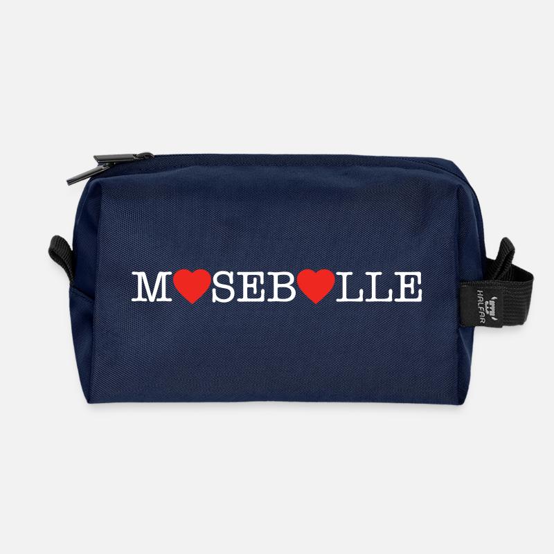 Mosebolle  - Recycelte Kulturtasche - Navy