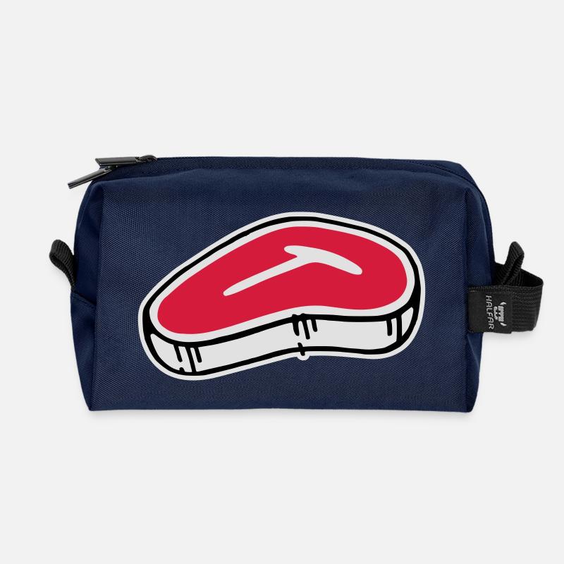 T-Bone Steak - Recycelte Kulturtasche - Navy