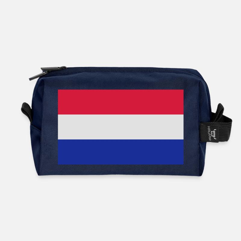 Netherlands, Niederlande - Recycelte Kulturtasche - Navy