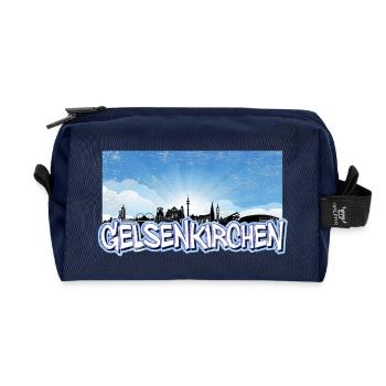 Gelsenkirchen Skyline - Recycelte Kulturtasche - Navy - Vorne