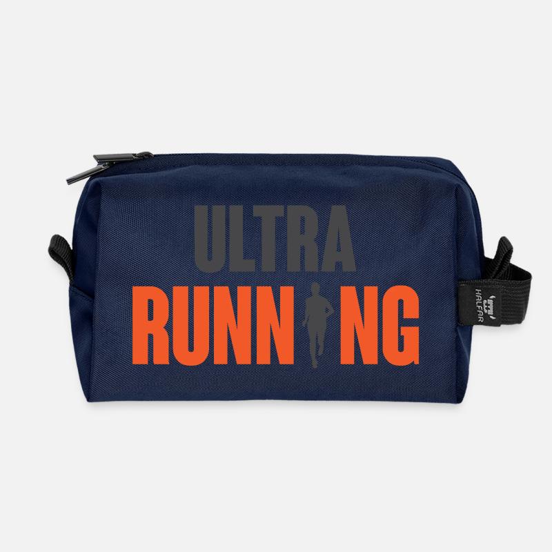 Ultra Running - Recycelte Kulturtasche - Navy