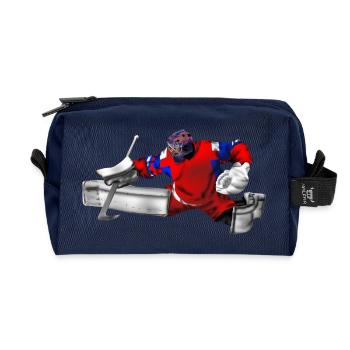 goalkeeper - Recycled Toiletry Zip Bag - navy - Front
