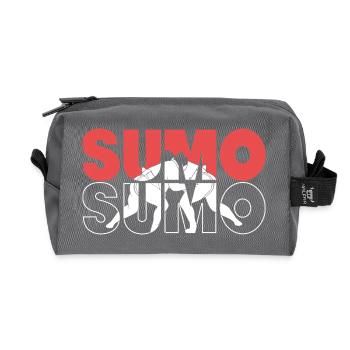 sumo - Trousse de toilette en tissu recyclé - anthracite - Devant