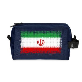 Iran als Land - Recycelte Kulturtasche - Navy - Vorne