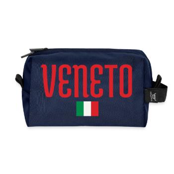 Vento Italienische Flagge Grafik T-Shirt - Recycelte Kulturtasche - Navy - Vorne