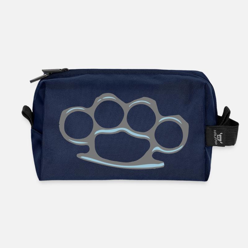 knuckle duster - Recycelte Kulturtasche - Navy