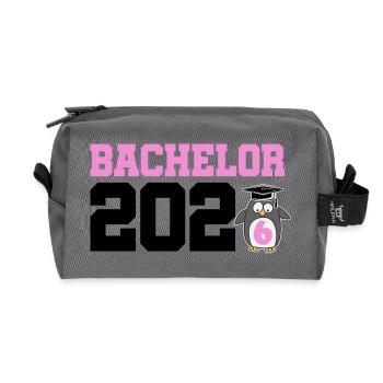 Bachelor 2026 Abschluss Promotion Sponsion - Recycelte Kulturtasche - Anthrazit - Vorne