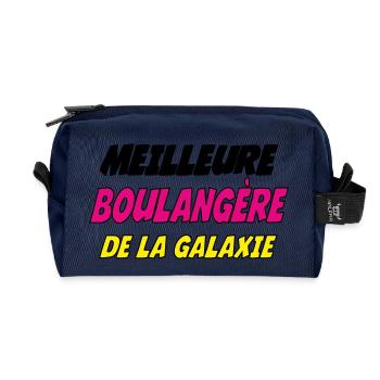MEILLEURE boulangère DE LA GALAXIE - Trousse de toilette en tissu recyclé - marine - Devant