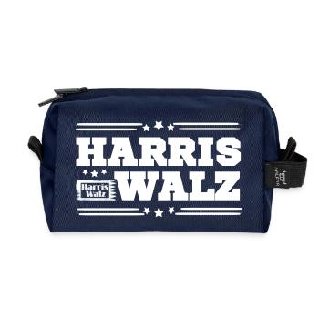 Harris Walz - Recycelte Kulturtasche - Navy - Vorne