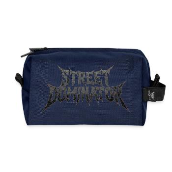 Street Dominator Performance Tuning Style - Recycled Toiletry Zip Bag - navy - Front