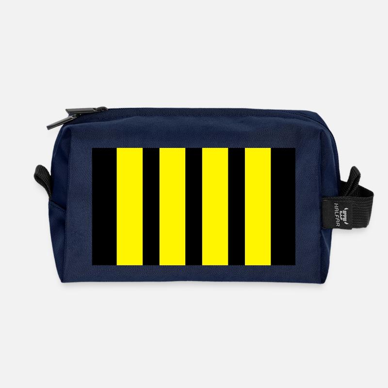 piloten schulterklappe - Recycelte Kulturtasche - Navy