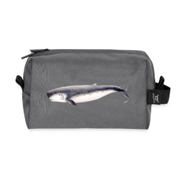 Pygmy sperm whale Pygmy sperm whale Kogia breviceps - Recycled Toiletry Zip Bag - anthracite - Front