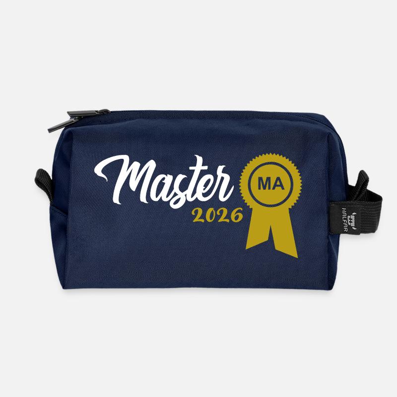 Master bestanden 2026 Promotion Sponsion - Recycelte Kulturtasche - Navy