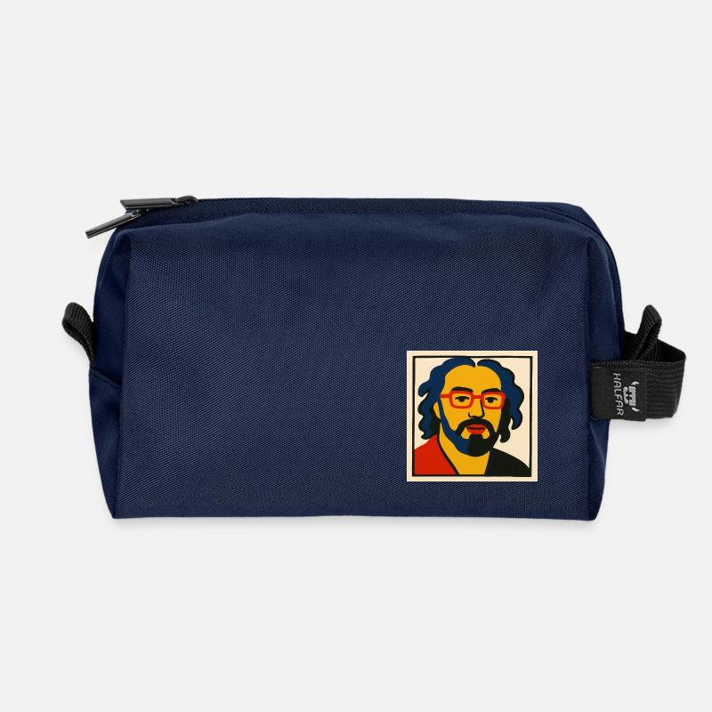 Dicker Matisse Onkel - Recycelte Kulturtasche - Navy