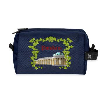 Potsdam - Recycled Toiletry Zip Bag - navy - Front