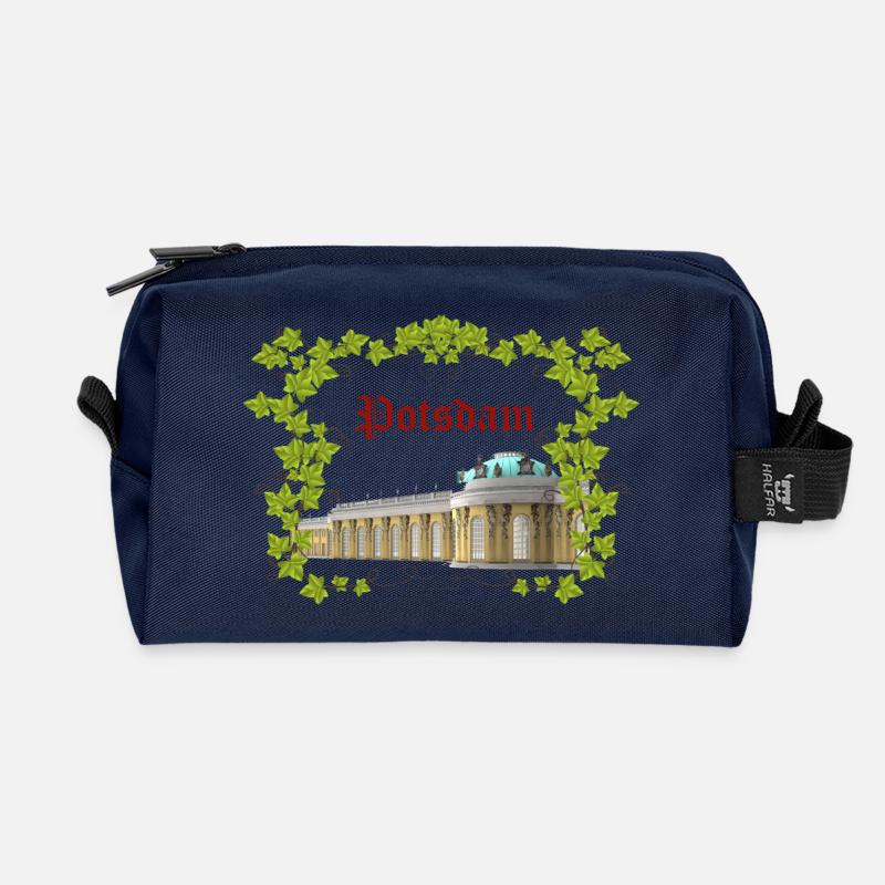 POTSDAM - Recycelte Kulturtasche - Navy