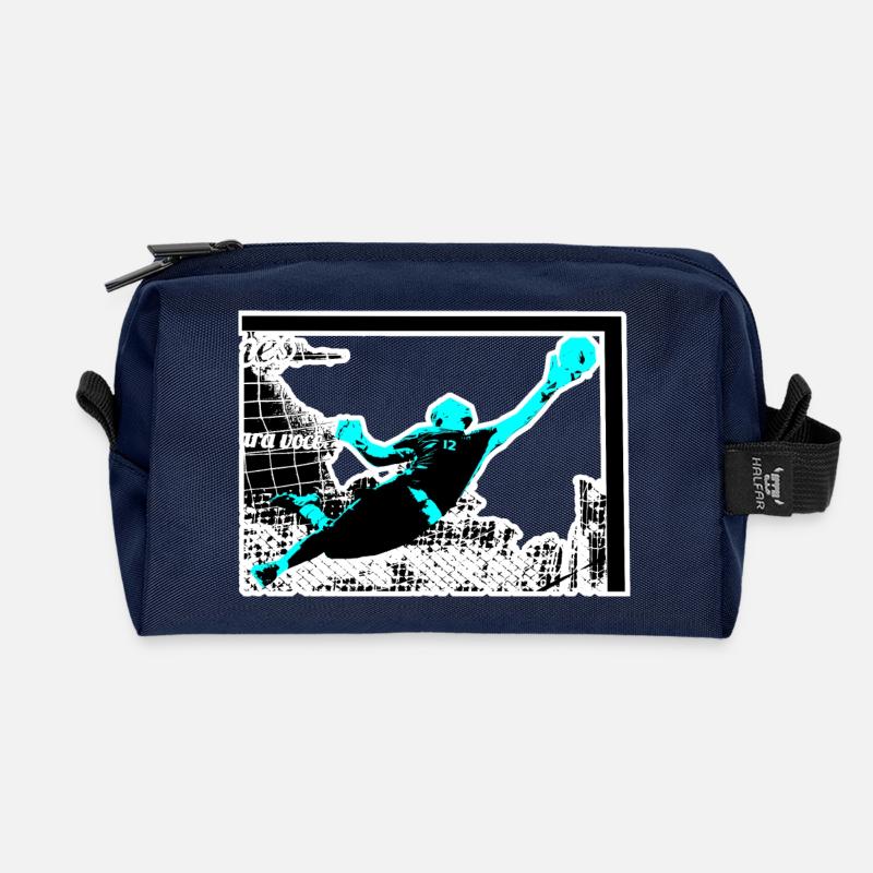 Torwart - Recycelte Kulturtasche - Navy