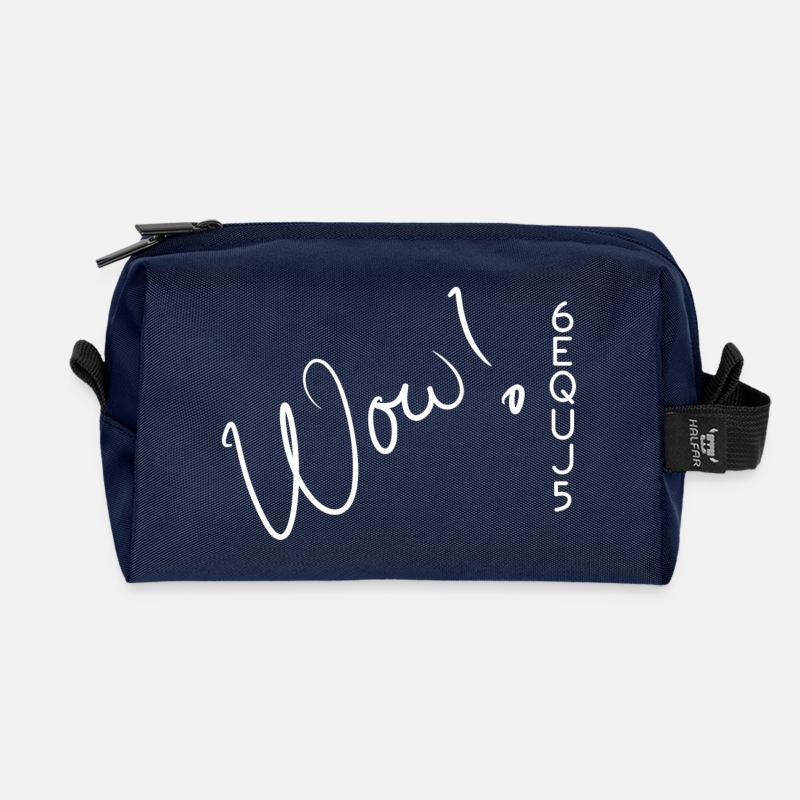 Wow! Signal - Recycled Toiletry Zip Bag - navy